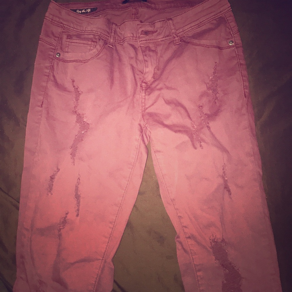 Burgundy Pants